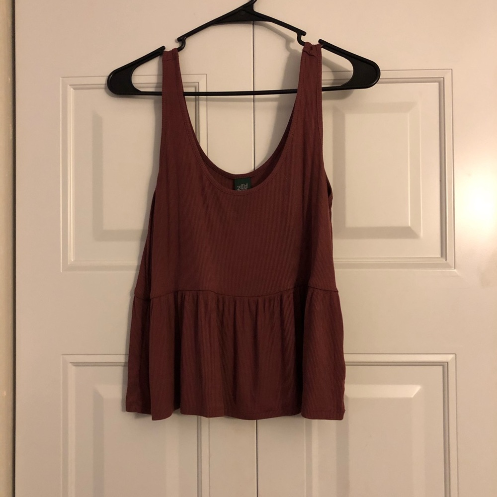 Dusty Rose color tank top. Wild Fable brand.